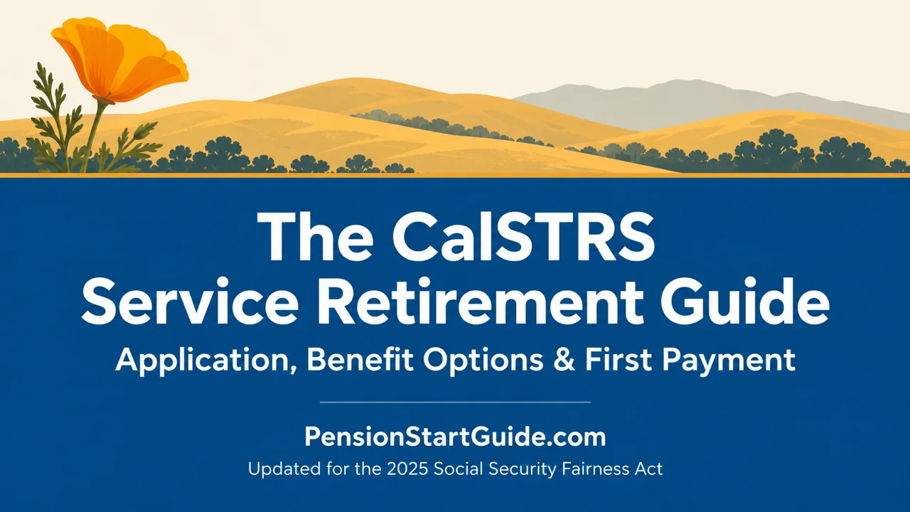 California CalSTRS Retirement Guide — Application to First Payment